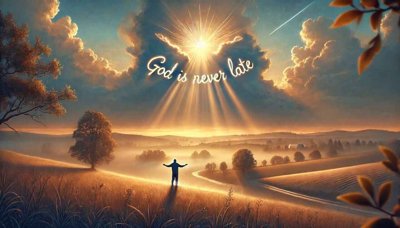 God Is Never Late